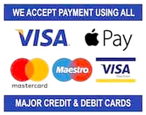 JM Towing credit cards logos